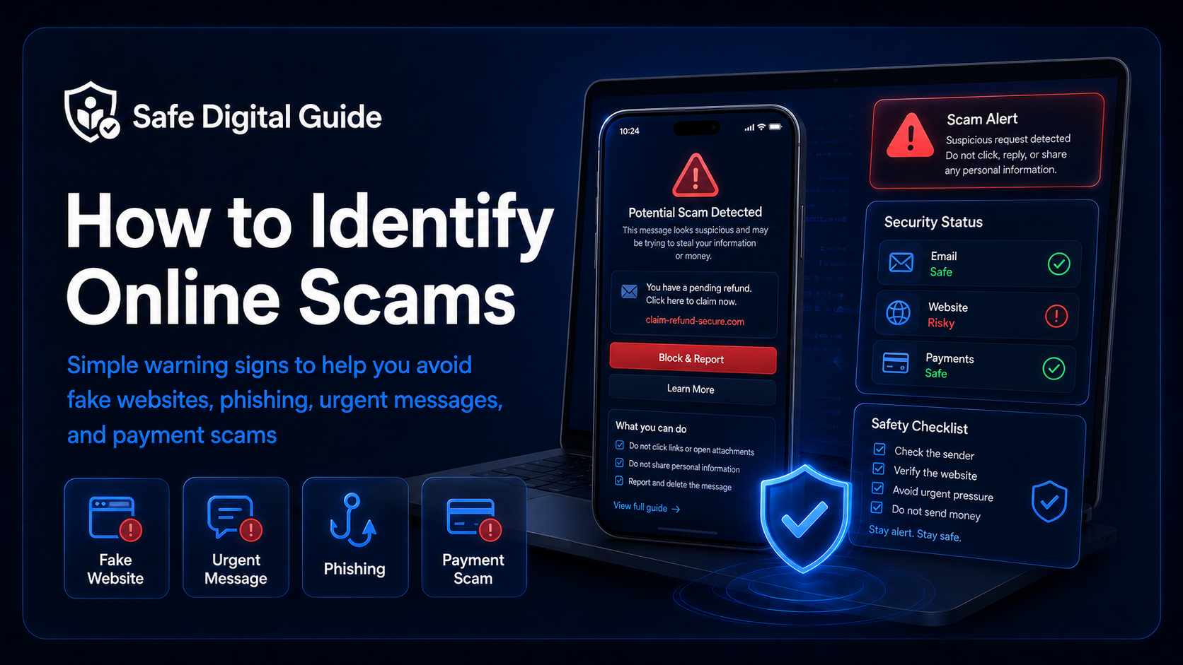 How to identify online scams